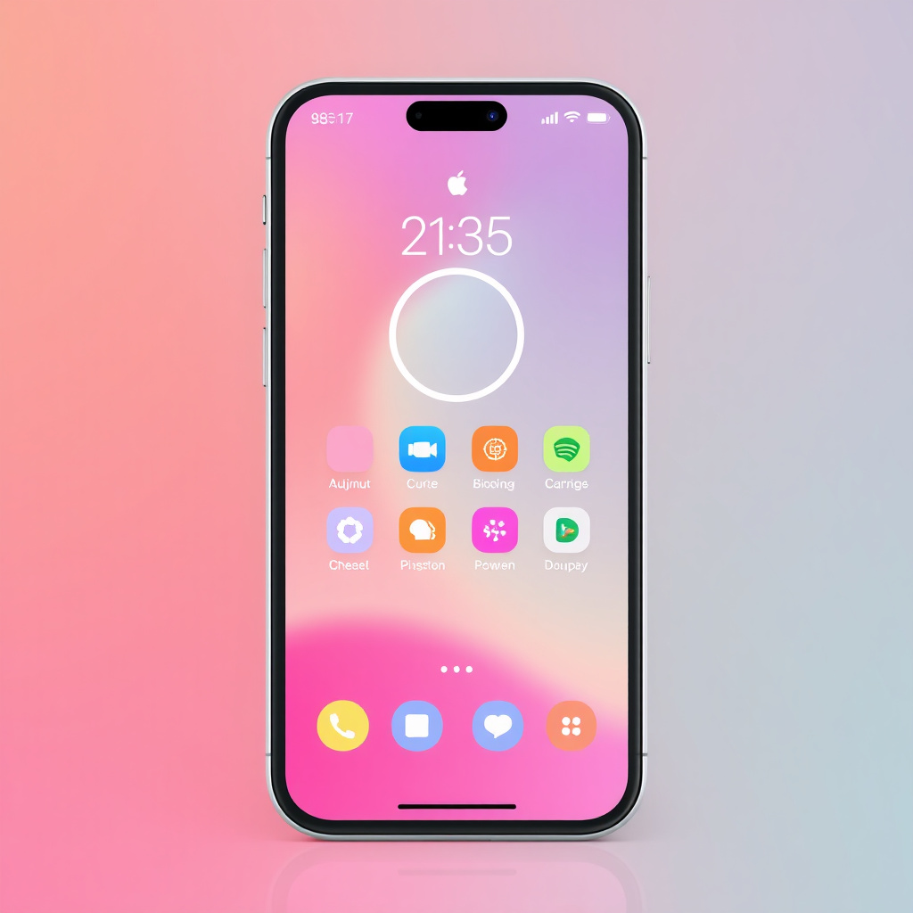 App interface preview on mobile